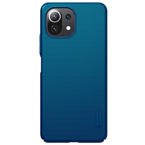 „Nillkin“ Frosted Shield apvalks - zils (Mi 11 Lite / Mi 11 Lite NE)