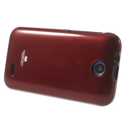 Mercury raudonas HTC Desire 310 kieto silikono (TPU) dėklas / Priedai.lt