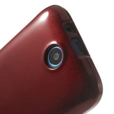 Mercury raudonas HTC Desire 310 kieto silikono (TPU) dėklas / Priedai.lt