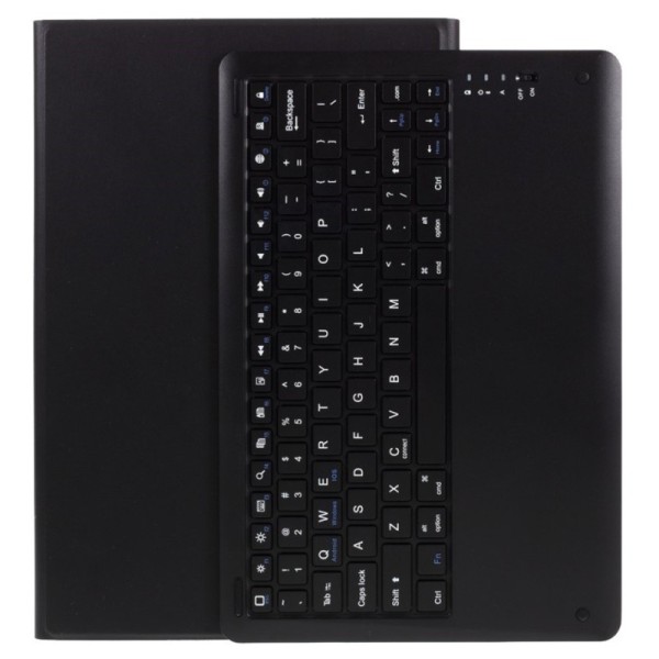 Atverčiamas dėklas su klaviatūra - juodas (Galaxy Tab S7 FE 12.4" / S7+ 12.4" / S8+ 12.4")