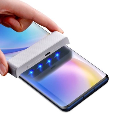 OnePlus 9 Pro / OnePlus 10 Pro / Oppo Find X3 Pro „Mocolo“ UV Light Irradiation sustiprintos apsaugos skaidrus pilnai dengiantis