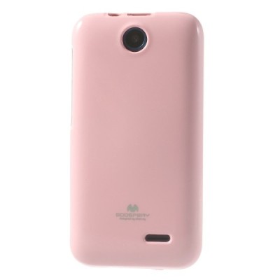 Mercury rožinis HTC Desire 310 kieto silikono (TPU) dėklas / Priedai.lt