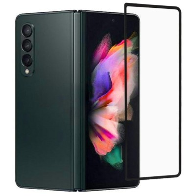 Samsung Galaxy Z Fold3 5G (F926B) „Rurihai“ Tempered Glass melns ekrāna aizsargstikls | Vacins.lv