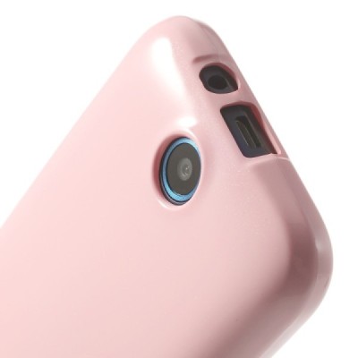 Mercury rožinis HTC Desire 310 kieto silikono (TPU) dėklas / Priedai.lt