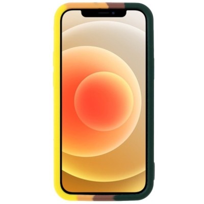 Apple iPhone 12 Mini „Popit“ Bubble minkšto silikono TPU tamsiai žalias dėklas - nugarėlė | Priedai.lt