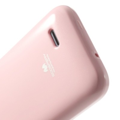 Mercury rožinis HTC Desire 310 kieto silikono (TPU) dėklas / Priedai.lt