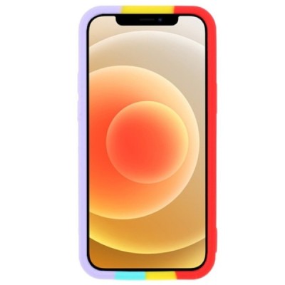 Apple iPhone 12 Mini „Popit“ Bubble minkšto silikono TPU raudonas dėklas - nugarėlė | Priedai.lt