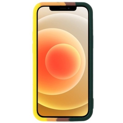 Apple iPhone 12 (12 Pro) „Popit“ Bubble tumši zaļš mīksta silikona (TPU) apvalks | Vacins.lv