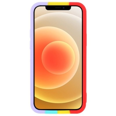 Apple iPhone 12 (12 Pro) „Popit“ Bubble minkšto silikono TPU raudonas dėklas - nugarėlė | Priedai.lt