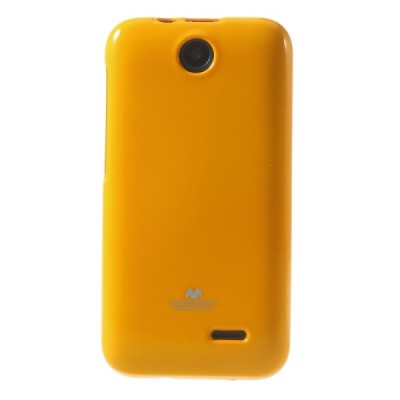 HTC Desire 310 Mercury dzeltens cieta silikona (TPU) futrālis / Vacins.lv