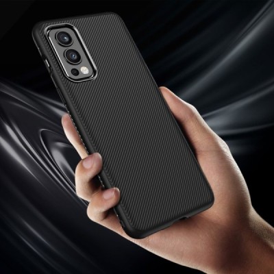 OnePlus Nord 2 cieta silikona (TPU) melns apvalks | vacins.lv