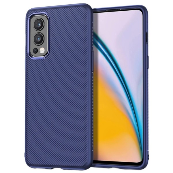 „Jazz“ cieta silikona (TPU) apvalks - zils (OnePlus Nord 2)