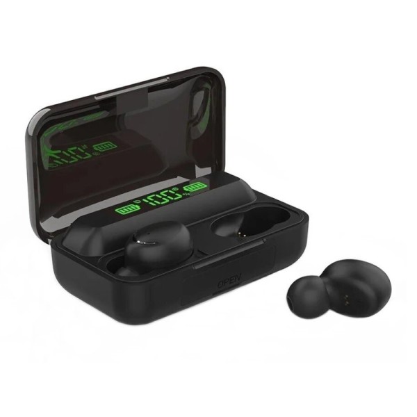 „TWS“ True Wireless BTH-F9-5 bezvadu austiņas - melnā