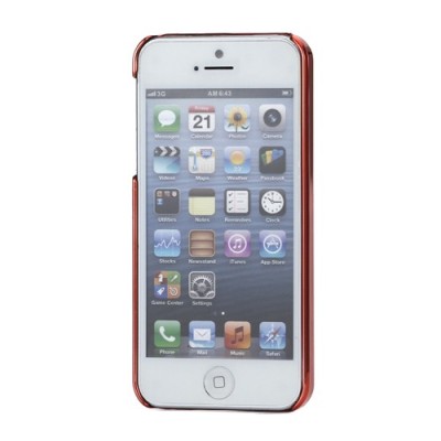 Veidrodinis raudonas Apple iPhone SE (5, 5s) dėklas (dėkliukas) / Priedai.lt