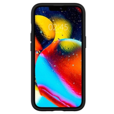 Apple iPhone 13 „Spigen“ Slim Armor CS melns silikons apvalks | vacins.lv