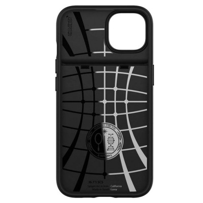 Apple iPhone 13 „Spigen“ Slim Armor CS melns silikons apvalks | vacins.lv