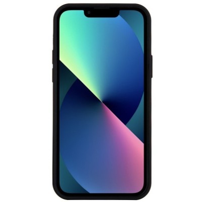 Apple iPhone 13 Mini „Shell“ cieta silikona (TPU) melns apvalks | vacins.lv