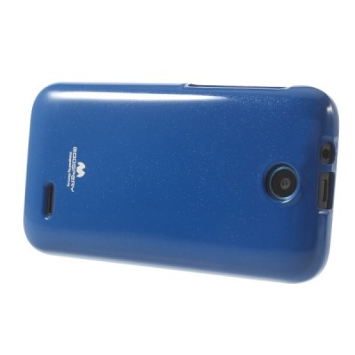 HTC Desire 310 Mercury tumši zils cieta silikona (TPU) futrālis / Vacins.lv