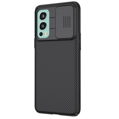 OnePlus Nord 2 Nillkin CamShield melns apvalks | vacins.lv