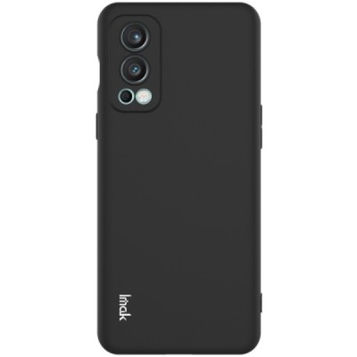 OnePlus Nord 2 „Imak“ cieta silikona (TPU) melns apvalks | vacins.lv