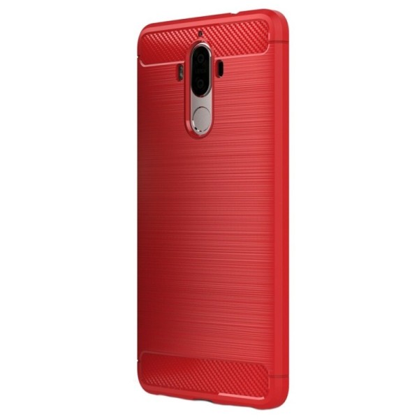 „Carbon“ cieta silikona (TPU) apvalks - sarkans (Mate 9)