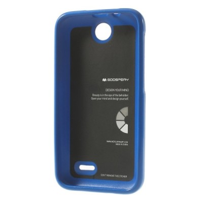 HTC Desire 310 Mercury tumši zils cieta silikona (TPU) futrālis / Vacins.lv