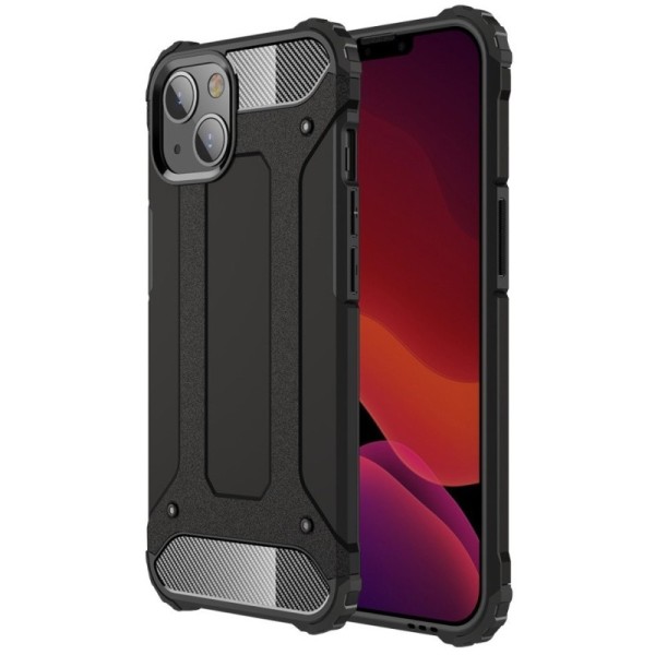 Sustiprintos apsaugos dėklas - juodas (iPhone 13 Mini)