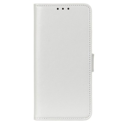Apple iPhone 13 Mini atverčiamas baltas odinis dėklas, knygutė - piniginė | Priedai.lt
