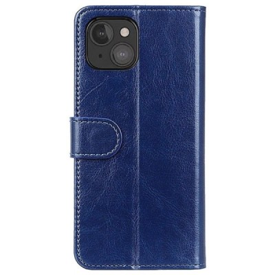 Apple iPhone 13 Mini atvēramais ādas zils maciņš, grāmata (maks) | Vacins.lv