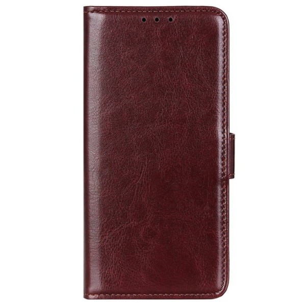 Atverčiamas dėklas, knygutė - rudas (iPhone 13 Pro Max)