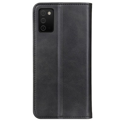 Samsung Galaxy A03s SM-A037G (166.5 x 75.98 x 9.14mm) „Split“ sērijas melns atvērams maciņš, maks | Vacins.lv