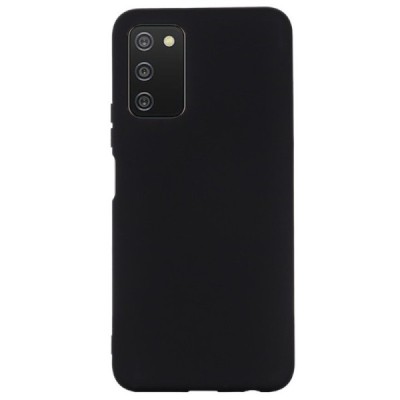 Samsung Galaxy A03s SM-A037G (166.5 x 75.98 x 9.14mm) Shell kieto silikono TPU juodas dėklas - nugarėlė | Priedai.lt