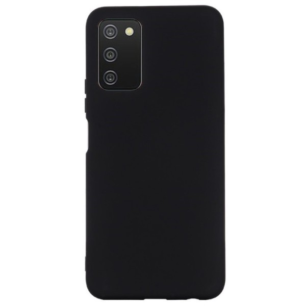 „Shell“ kieto silikono (TPU) dėklas - juodas (Galaxy A03s)