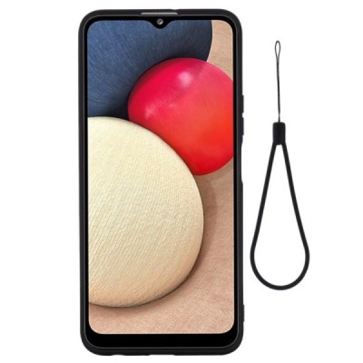 Samsung Galaxy A03s SM-A037G (166.5 x 75.98 x 9.14mm) Shell kieto silikono TPU juodas dėklas - nugarėlė | Priedai.lt