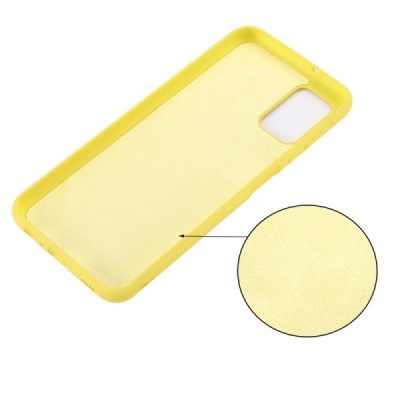 Samsung Galaxy A03s SM-A037G (166.5 x 75.98 x 9.14mm) Shell kieto silikono TPU geltonas dėklas - nugarėlė | Priedai.lt