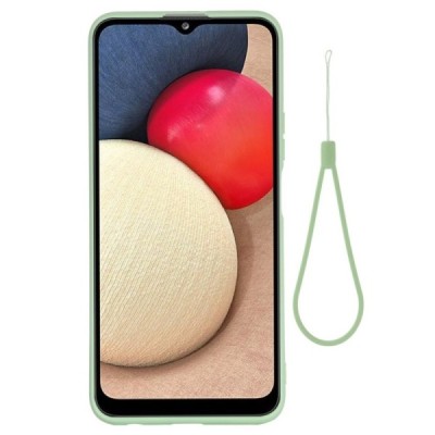 Samsung Galaxy A03s SM-A037G (166.5 x 75.98 x 9.14mm) Shell kieto silikono TPU žalias dėklas - nugarėlė | Priedai.lt