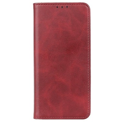 Nokia XR20 „Split“ raudonas odinis atverčiamas dėklas - knygutė | Priedai.lt