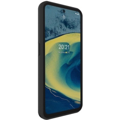 Nokia XR20 „Imak“ cieta silikona (TPU) melns apvalks | vacins.lv