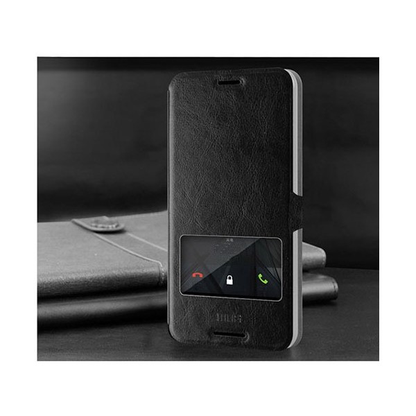 „Mofi“ atverčiamas dėklas - juodas (Desire 816)