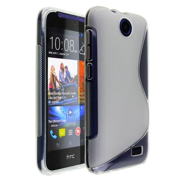 Cieta silikona futrālis - dzidrs (Desire 310)