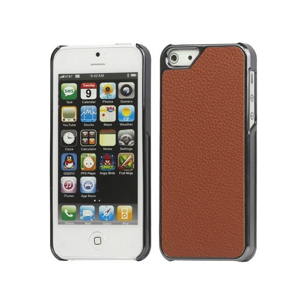 Solidus dėklas - rudas (iPhone 5 / 5S / SE 2016)