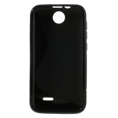HTC Desire 310 melns cieta silikona futrālis / Vacins.lv