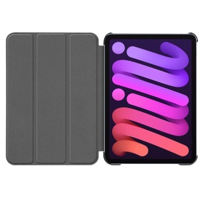 Apple iPad mini 6 2021 atvēramais melns ādas maciņš | Vacins.lv