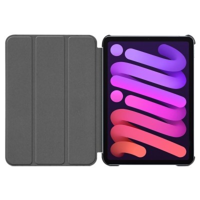 Apple iPad mini 6 2021 atvēramais bordo ādas maciņš | Vacins.lv