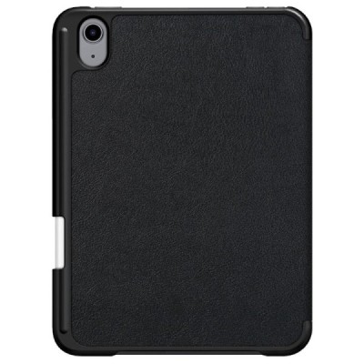 Apple iPad mini 6 2021 atvēramais melns maciņš - maks ar vietu, kur ielikt stylus | Vacins.lv