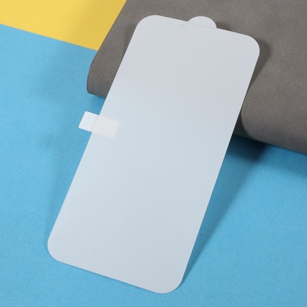 „JUNLI“ hidrogelinė apsauginė ekrano plėvelė (pilnai dengianti) - skaidri (iPhone 13 / 13 Pro)