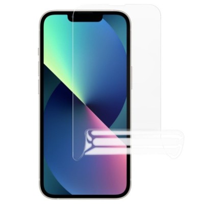 Apple iPhone 13 Mini JUNLI hidrogēla dzidra ekrāna aizsargplēve (pilnīgi aizsedzama) | Vacins.lv