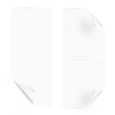 Samsung Galaxy Z Flip3 (F711) apsauginė skaidri (pilnai dengianti) ekrano ir nugarėlės plėvelė | Priedai.lt
