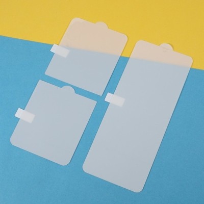 Samsung Galaxy Z Flip3 (F711) apsauginė skaidri (pilnai dengianti) ekrano ir nugarėlės plėvelė | Priedai.lt