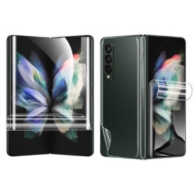 Samsung Galaxy Z Fold3 5G (F926B) aizsargplēves ekrānam un aizmugurējai daļai - dzidras | Vacins.lv